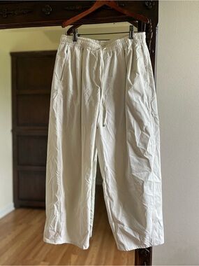 White Balloon Pants